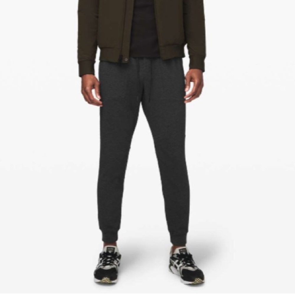 Lululemon Athletica At Ease Jogger Pant Size Small Heathered Black grey